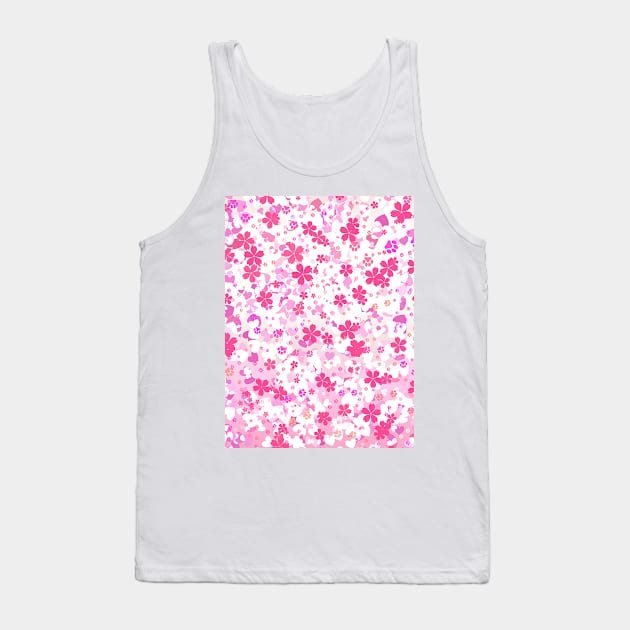 Squishy Pink Kitty Cat Tank Top by SamariaVarela90